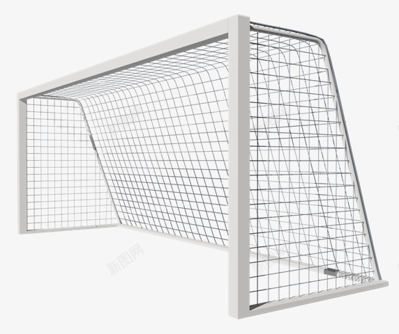 卡通球门侧面png免抠素材_新图网 https://ixintu.com 免抠图 抠图 插画 球门侧面 网状球门 装饰画