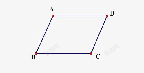 四边形图png免抠素材_新图网 https://ixintu.com 几何 平行四边形 角度 设计