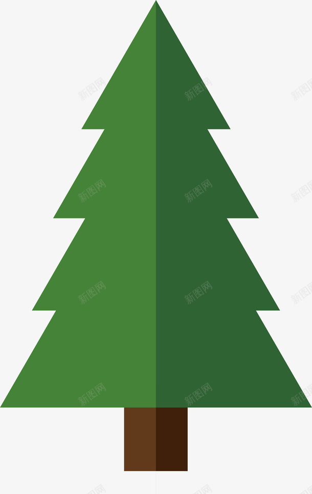 圣诞树绿松树树冬天圣诞节png免抠素材_新图网 https://ixintu.com 冬天 圣诞树 圣诞节 松树 树 绿