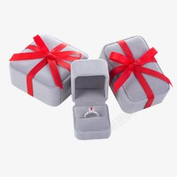 结婚创意喜糖盒子绒布戒指盒钻戒盒高清图片