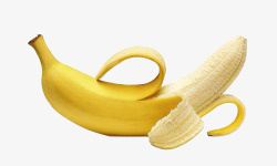 美味剥皮香蕉剥皮香蕉真实高清图片