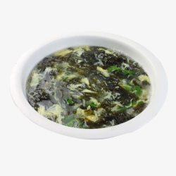 菜汤产品实物紫菜蛋汤一碗高清图片