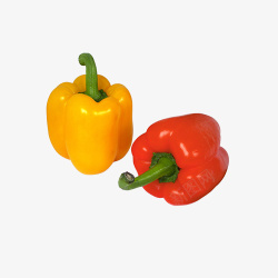 可爱红辣椒蔬菜彩色健康有机彩椒实物高清图片
