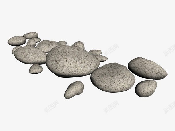 灰色石头png免抠素材_新图网 https://ixintu.com 堆石块 实物图 灰色素材 石子 鹅卵石