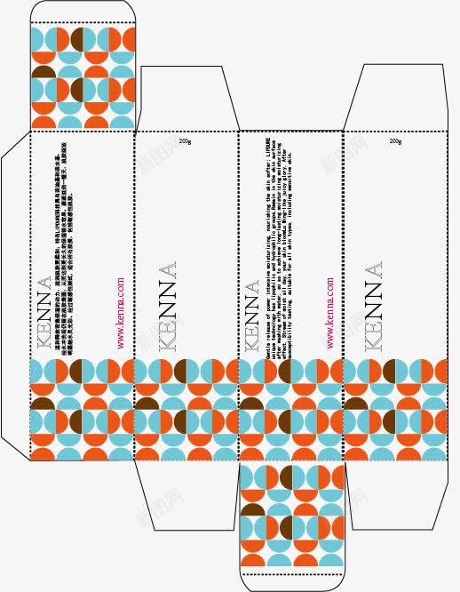 化妆品包装矢量图ai免抠素材_新图网 https://ixintu.com 产品包装 包装模板 包装素材 包装设计 化妆品 平面设计 盒子 纸盒 矢量图