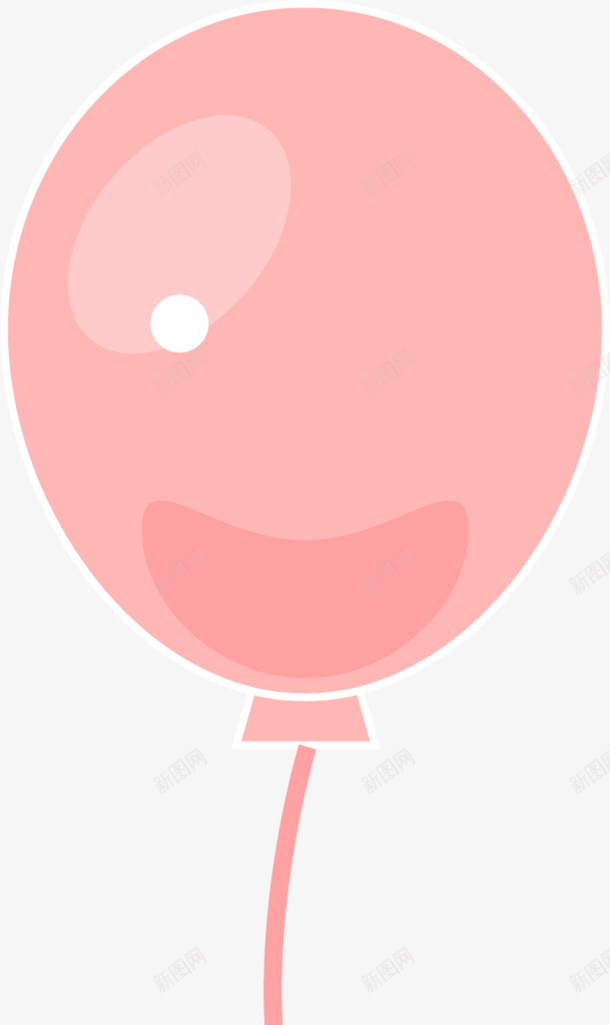 儿童节粉色纯色气球png免抠素材_新图网 https://ixintu.com 一个气球 儿童节 小清新 温馨 粉色气球 纯色气球 颜色单一
