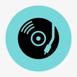 企鹅FM音乐音乐唱片听音乐图标高清图片