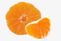 剥开的橘子剥好的耙耙柑高清图片