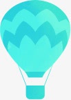 卡通蓝色热气球png免抠素材_新图网 https://ixintu.com 卡通 热气球 蓝色