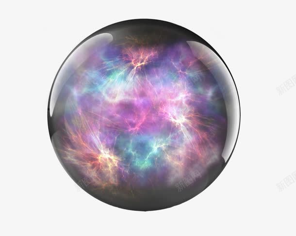 变色水晶球png免抠素材_新图网 https://ixintu.com 水晶球 科幻 魔法
