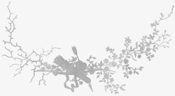 古典花纹镂空隔断布料纹理手绘花纹高清图片