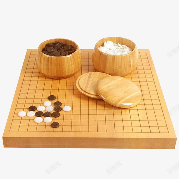 休闲娱乐益智游戏黑白棋png免抠素材_新图网 https://ixintu.com 下围棋 休闲益智 围棋 棋子 棋盘 棋罐 白棋 黑棋 黑白棋