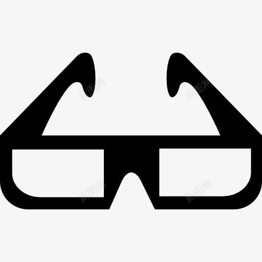 3D眼镜图标png_新图网 https://ixintu.com 电影 电影院 眼镜 配件
