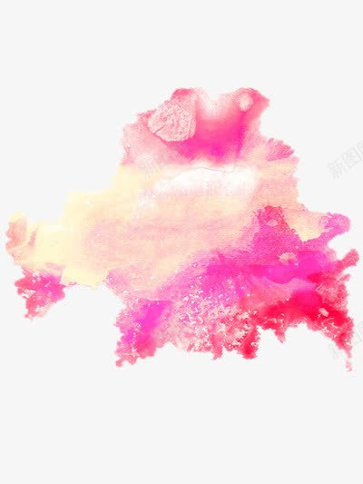 水彩画png免抠素材_新图网 https://ixintu.com 喷溅的油漆 喷溅的涂料 彩绘 画笔 笔刷 粉色 美术 色彩 颜料