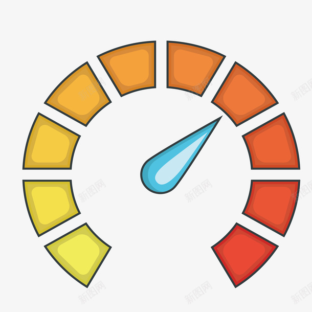彩色渐变仪表盘矢量图eps免抠素材_新图网 https://ixintu.com 仪表盘 卡通 图案 小清新 彩色 简约 线条 装饰 矢量图