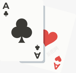 扑克牌UI卡通手绘扑克牌游戏图标高清图片
