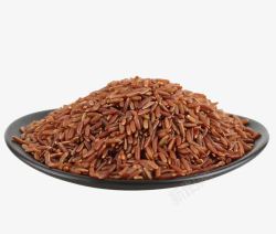 红米粗粮饭一盘红米高清图片