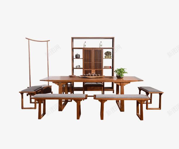 中式家具png免抠素材_新图网 https://ixintu.com 中式家具 书架 古典 木质 桌子 椅子