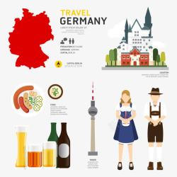 德国旅行线路图德国文化高清图片