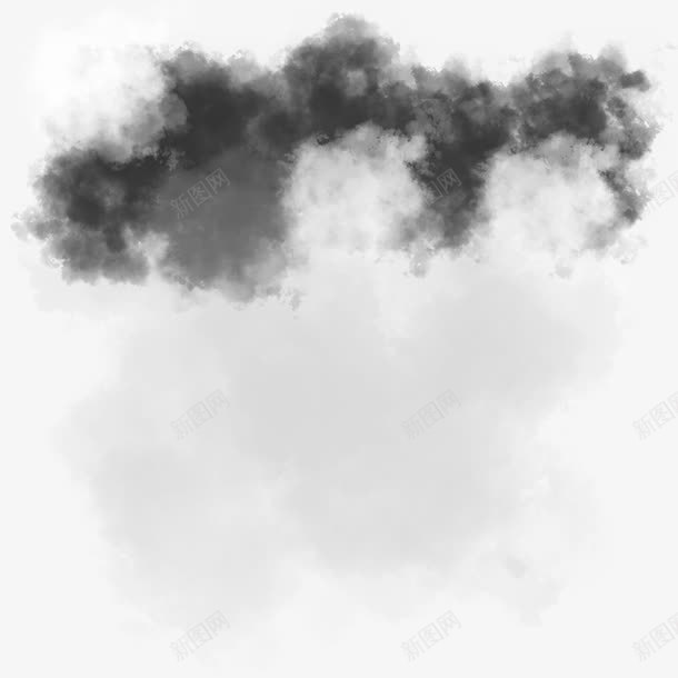 云雾缭绕png免抠素材_新图网 https://ixintu.com 云朵 大气 灰色 烟尘 烟雾