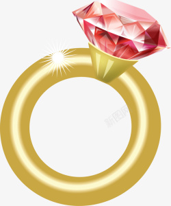 奢华钻石戒指素材