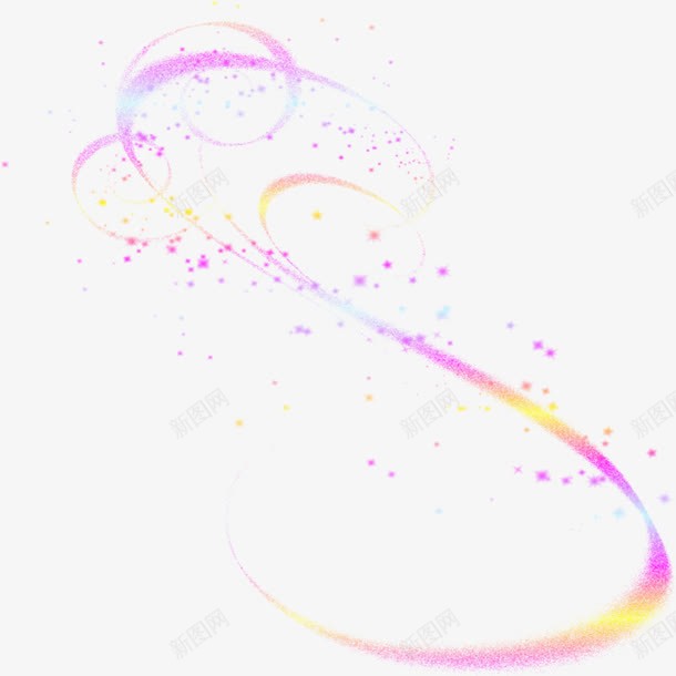 S发光曲线png免抠素材_新图网 https://ixintu.com 发光彩色 发光线 弯曲 曲线 线条
