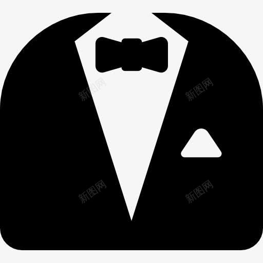 西服和领带图标png_新图网 https://ixintu.com 时装 晚礼服 燕尾服 西装 领结