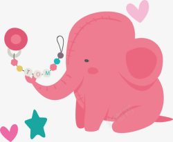 小象艾拉免费下载手链小象玩具卡通可爱婴儿用品设高清图片