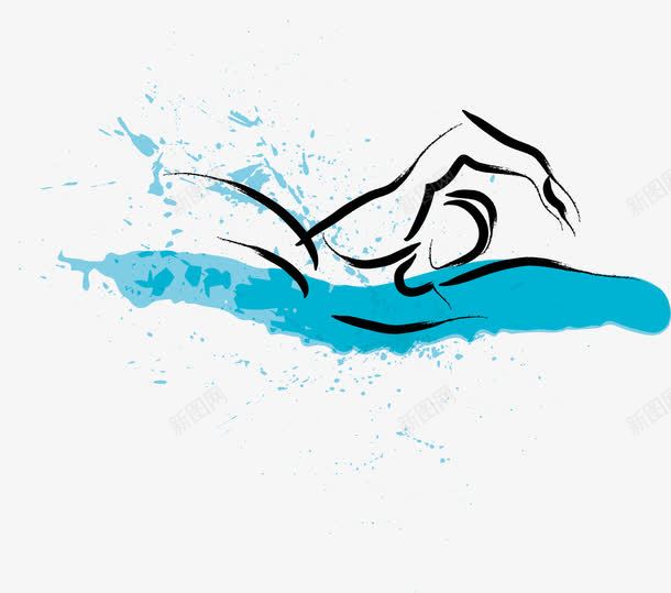 体育项目LOGO图标png_新图网 https://ixintu.com LOGO设计 体育项目 创意 奥运会 标志 比赛 游泳 运动人物 运动健身
