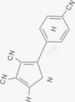 创意高分子示意图矢量图素材