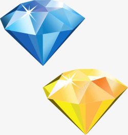 水晶几何钻石高清图片