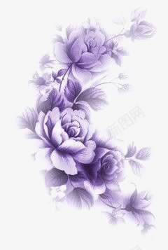 紫色花朵png免抠素材_新图网 https://ixintu.com 小花 文艺 水墨花朵 水彩花朵 清新 紫色花朵装饰