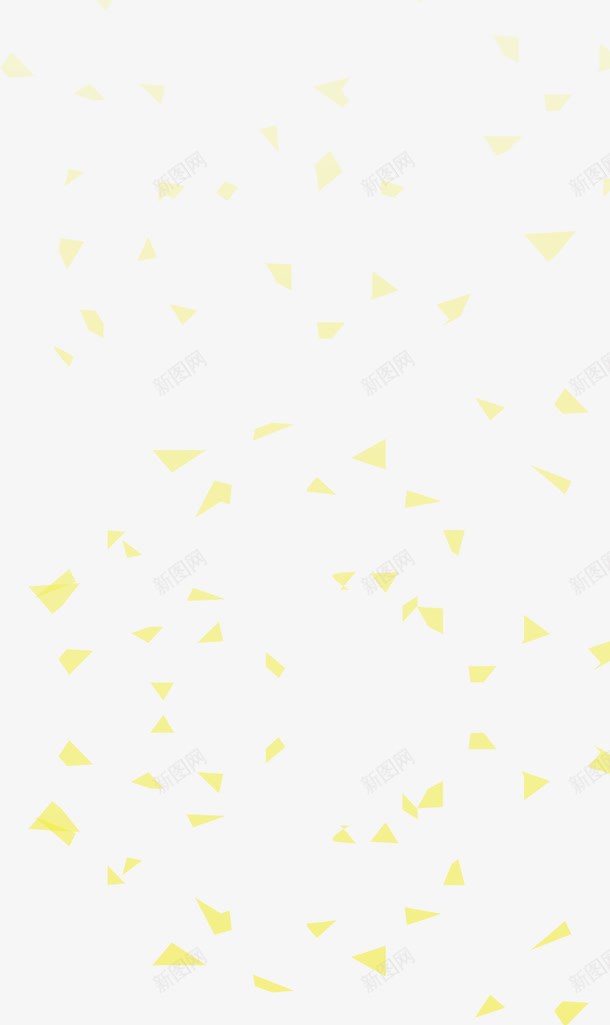 黄色创意不规则几何形状三角形png免抠素材_新图网 https://ixintu.com 三角形 不规则 几何 创意 形状 黄色