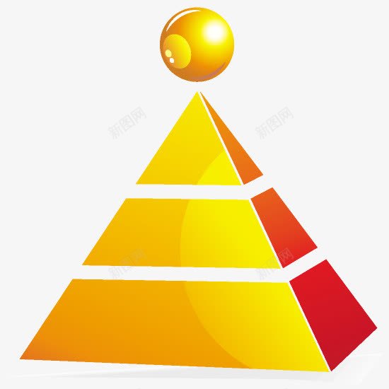 金字塔psd免抠素材_新图网 https://ixintu.com 三级金字塔 图案 矢量金字塔 素材 美图