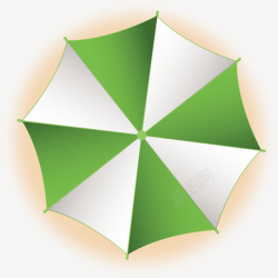 夏天阳伞夏天休闲绿色遮阳伞高清图片