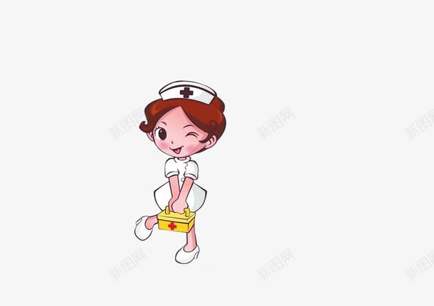 卡通女护士psd免抠素材_新图网 https://ixintu.com 医院卡通图片 医院宣传画源文件 医院护士展板图片 小护士温馨提示图片 护士名片图片