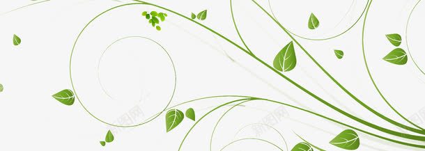叶子边框纹理装饰png免抠素材_新图网 https://ixintu.com 植物 海报装饰 环境 绿色