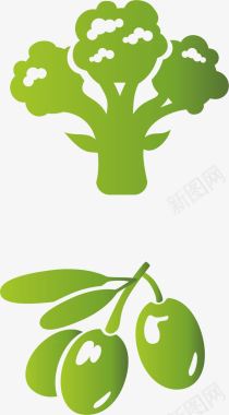 创意飞起的蔬菜健康蔬菜图标图标