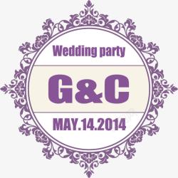 GC婚礼字体logo图标高清图片