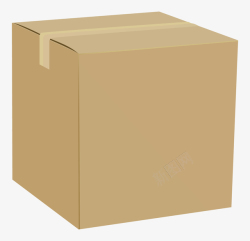 小收纳盒立体简约纸盒装饰广告高清图片