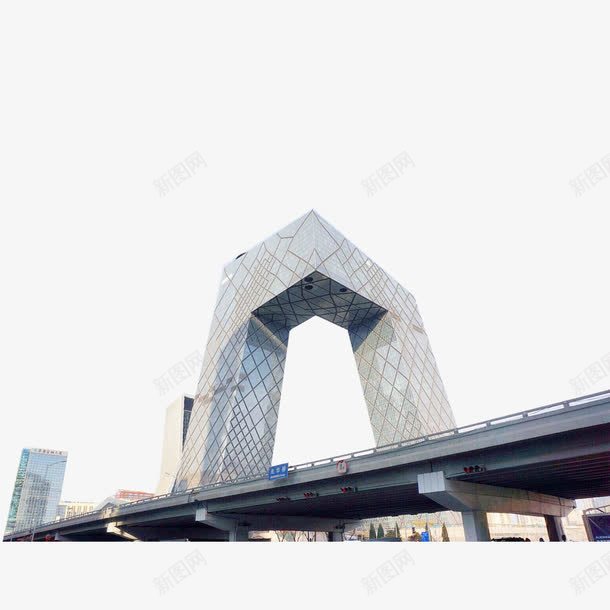 央视大楼png免抠素材_新图网 https://ixintu.com 中央电视台 北京现代建筑 大裤衩 央视大楼