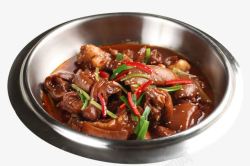 中国的饮食文化焖羊肉煲高清图片