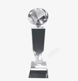水晶宝石吊坠钻石水晶奖杯高清图片