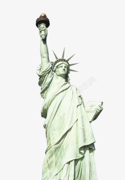 矢量神像美国自由女神像高清图片