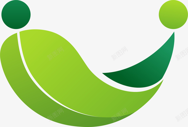 绿色手绘的圆形标志图标png_新图网 https://ixintu.com logo设计 免抠图 圆形 效果图 绿色标志 装饰图