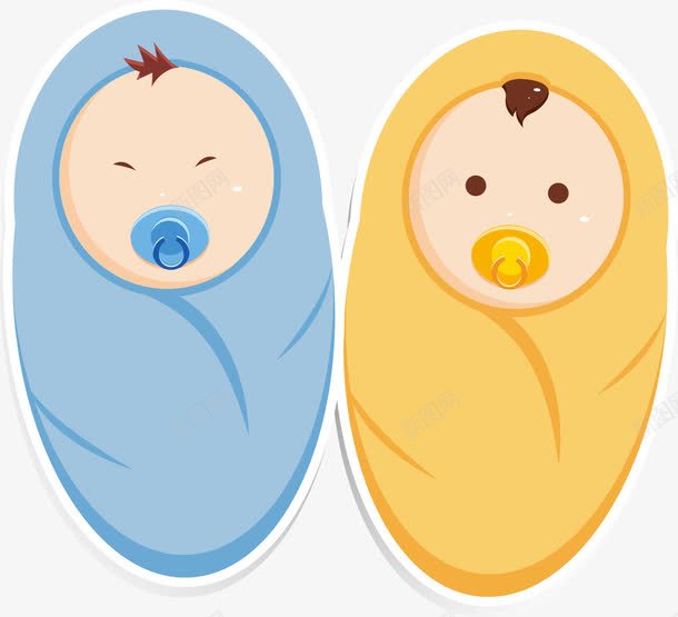 可爱襁褓中的婴儿png免抠素材_新图网 https://ixintu.com 可爱 奶嘴 奶嘴图案 婴儿 宝宝 母婴 襁褓