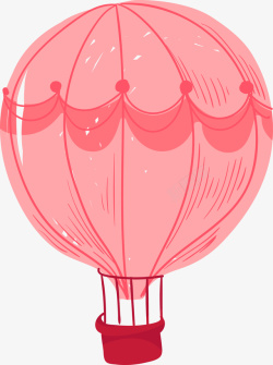 蝴蝶结卡通图案粉色气球装饰高清图片