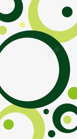 绿色圆圈背景素材