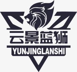 中交logo云景蓝狮中英文logo图标高清图片