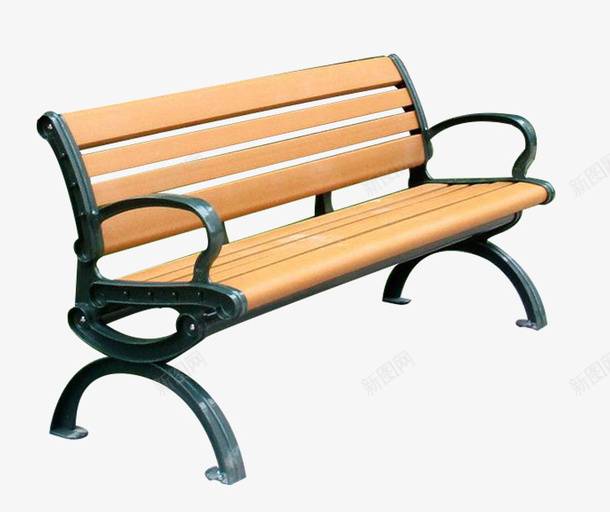 室外公园长椅png免抠素材_新图网 https://ixintu.com 免抠PNG 公共座椅 公园长椅 创意 室外椅子 木质